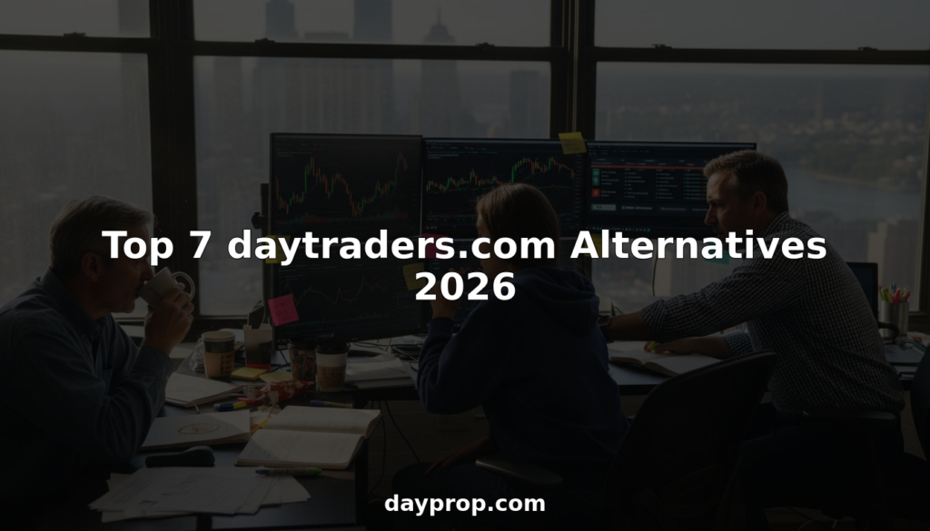 Traders comparing trading platforms in bright corner office